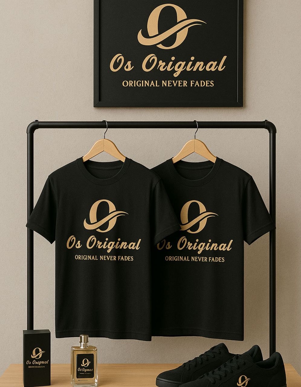 Os Original unisex hoodie in premium cotton – front view

